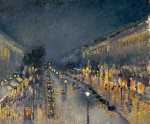 Der Boulevard Montmartre bei Nacht, 1897